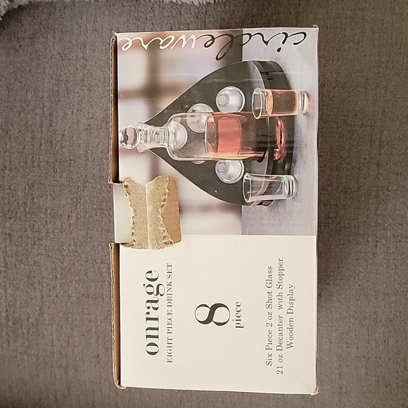 Decanter and shot glass set - Picture 3 of 4